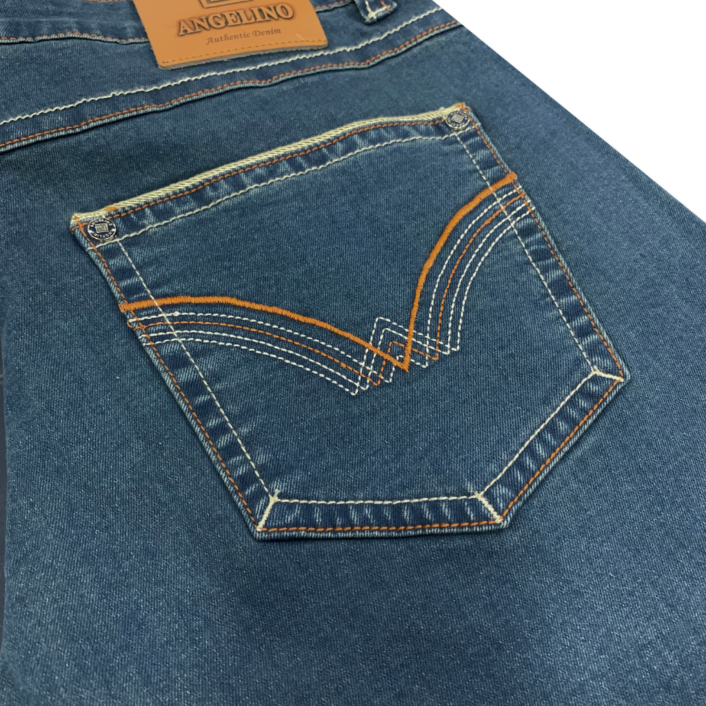 Angelino - Classic Fit - Dirty Indigo Jean -Style D18