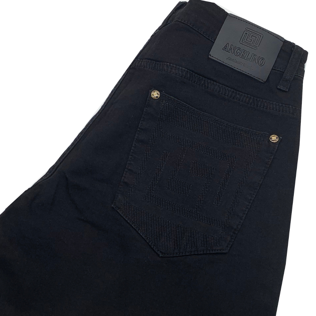 Angelino - Classic Fit -  Black Jean -Style C18