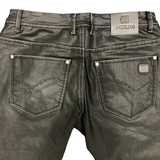 Angelino - Classic Fit - Wax Coated Black Jean -Style A18