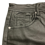 Angelino - Classic Fit - Wax Coated Black Jean -Style A18