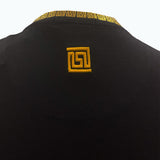 Angelino Black And Gold Ottimo Tee Shirt