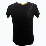 Angelino Black And Gold Ottimo Tee Shirt