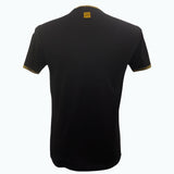 Angelino Black And Gold Ottimo Tee Shirt