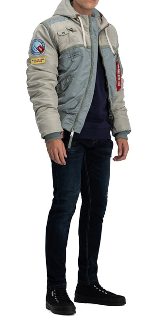 Alpha Industries INC.-AIRTEAM JACKET – SILVER BLUE