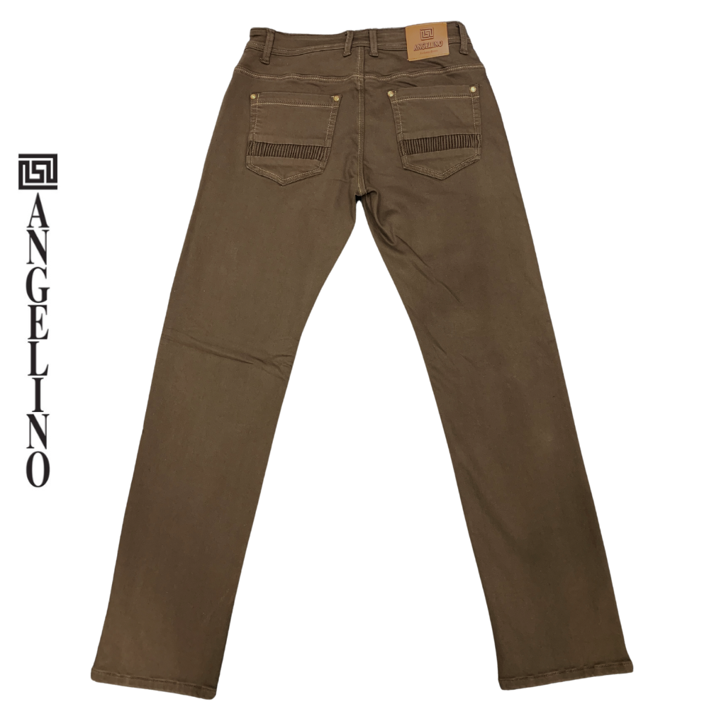 Angelino - Classic Fit - Brown Jeans -Style G18