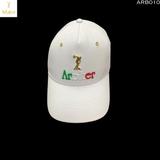 Arbiter Metal White Logo Peak Cap