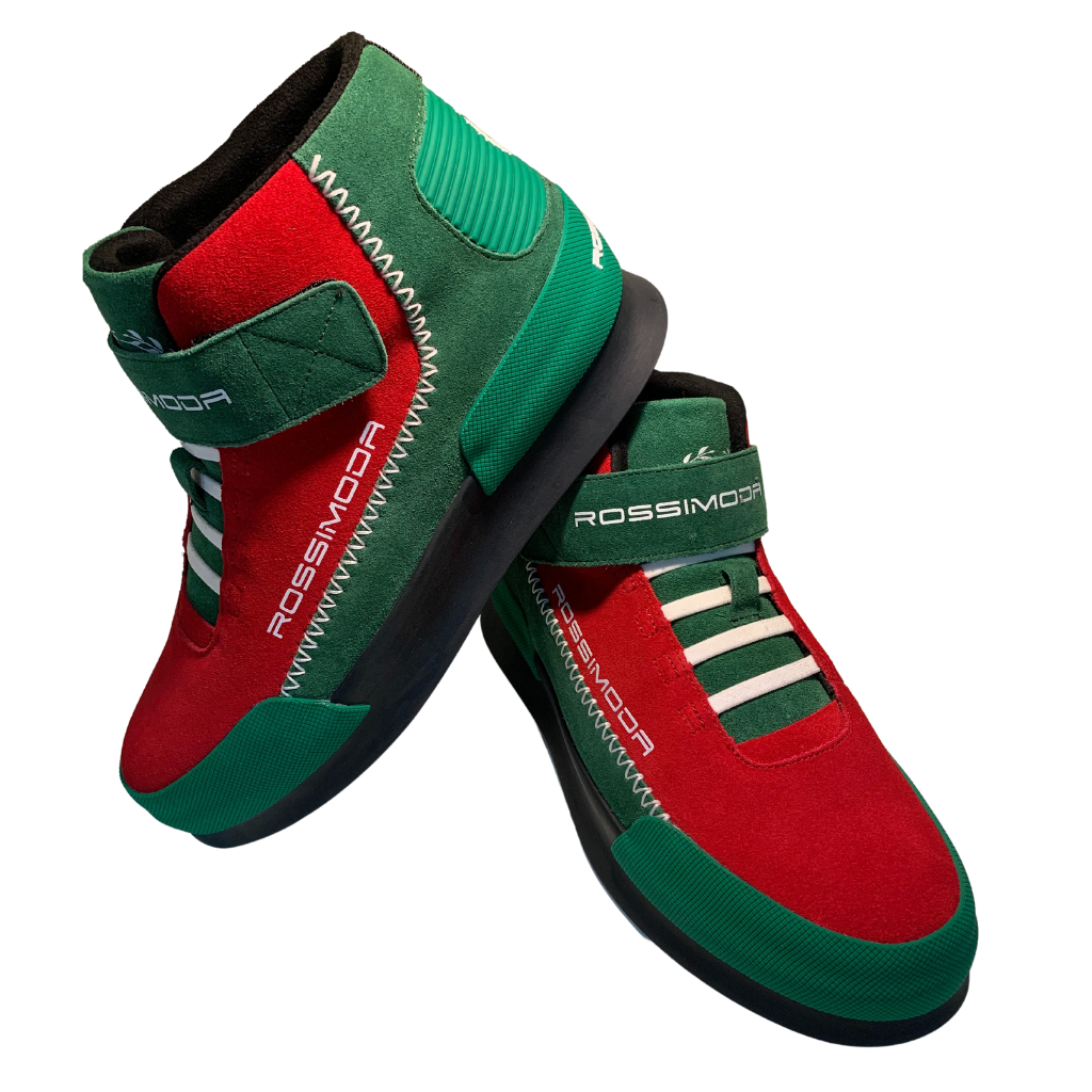 Rossimoda Picco High Top Sneaker-Red