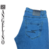 Angelino - Classic Fit -  Petrol Blue Jeans- D20