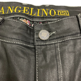 Angelino - Classic Fit - Wax Coated Black Jean -Style A18