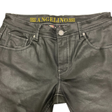 Angelino - Classic Fit - Wax Coated Black Jean -Style A18