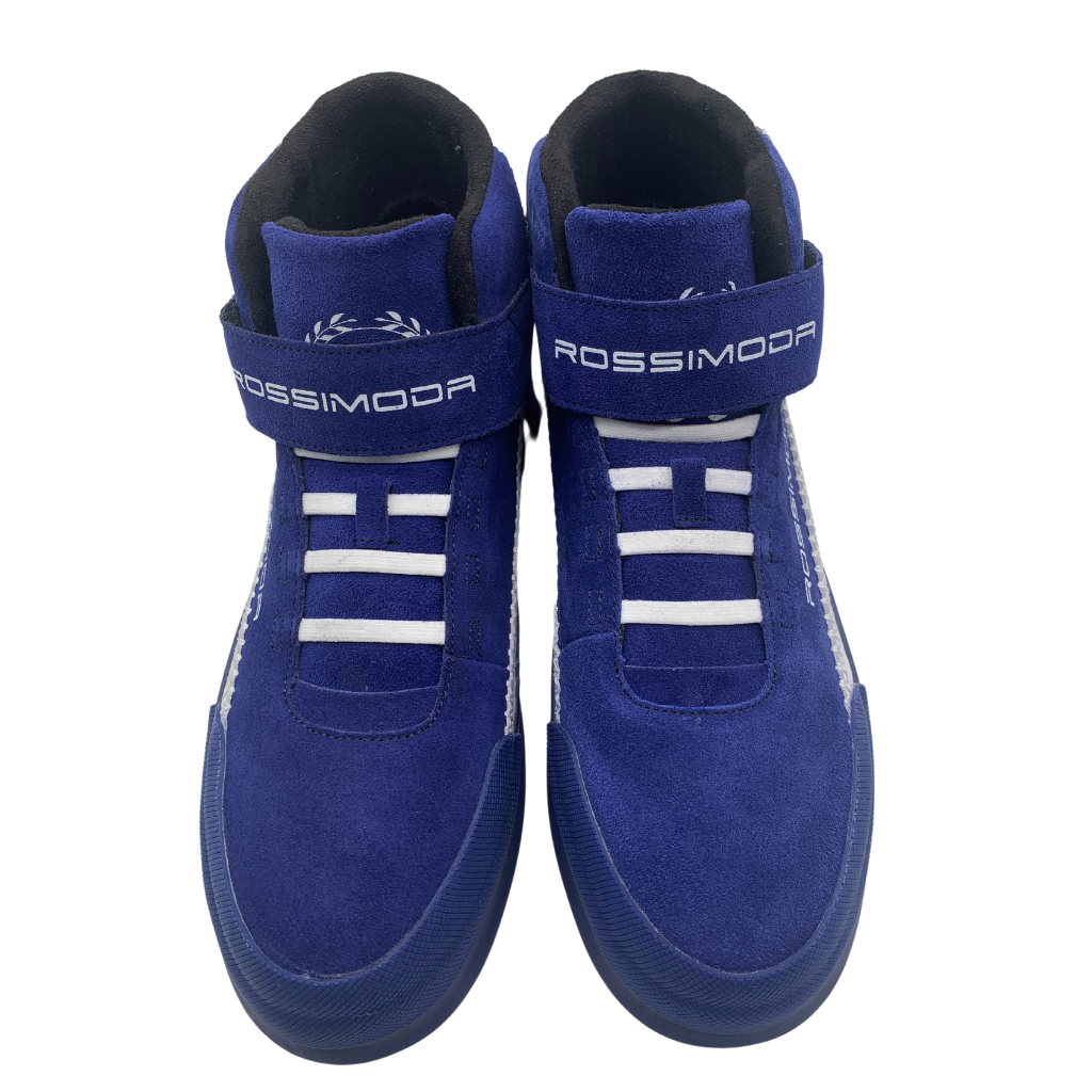 Rossimoda Venezia High Top Sneaker-Nvy/Wht