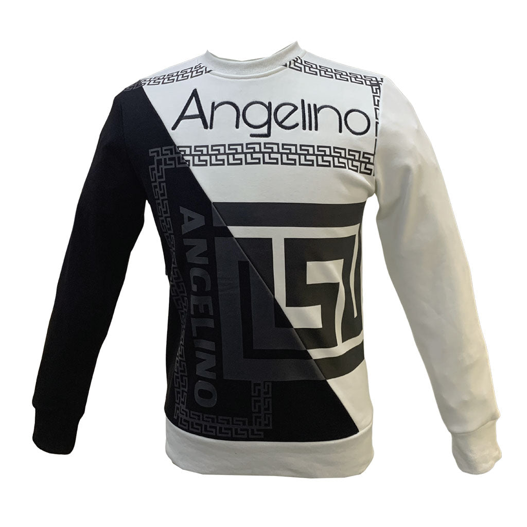 Angelino Rio White & Black Sweater