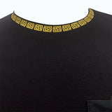 Angelino Black And Gold Ottimo Tee Shirt