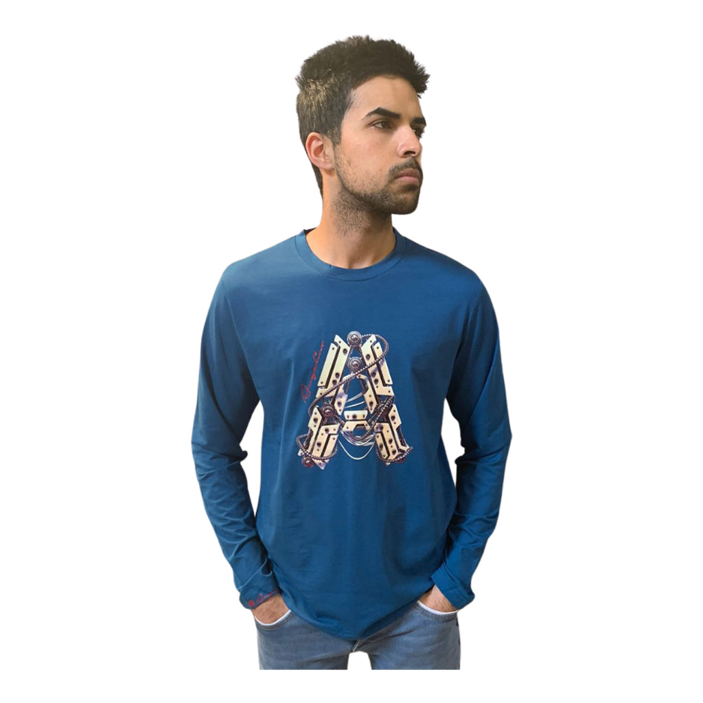 Angelino Engine Sweater-Blue