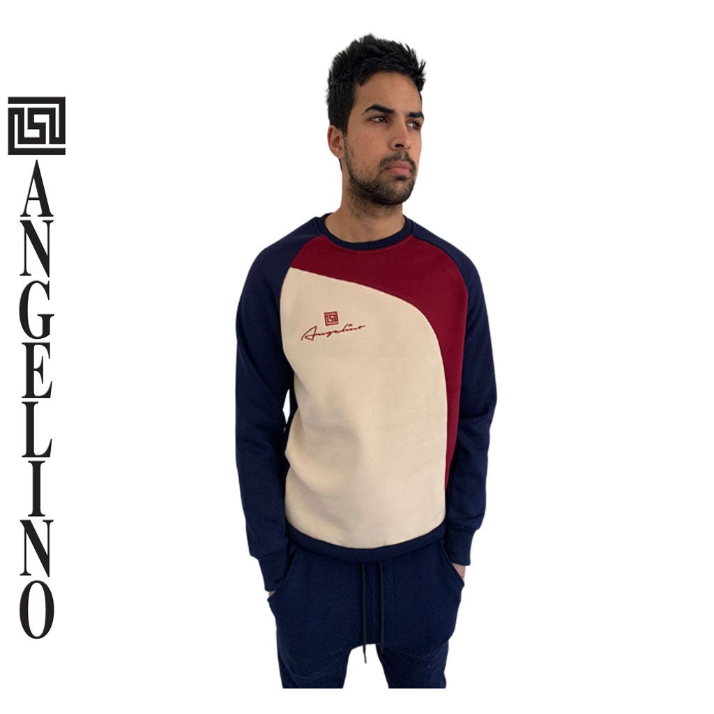 Angelino Panama Sweater -Navy