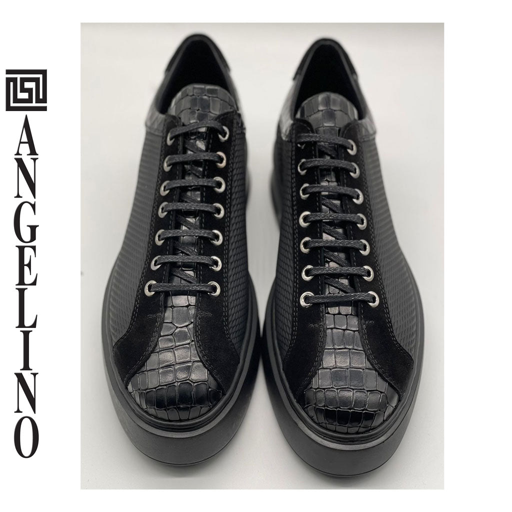Angelino Anaconda Sneaker-Black